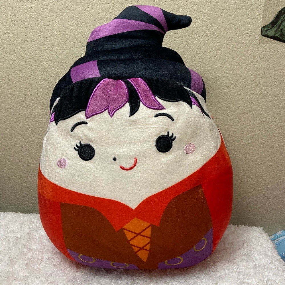 Disney Hocus Pocus Mary Sanderson 12” Squishmallows NWT